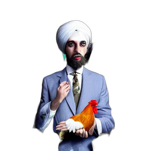 animal, hat, pixel art, concept art transparent PNG cut-out