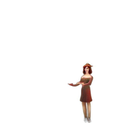 dress, staff, hat, creature, 3d render, concept art, pixel art, fantasy art transparent PNG cut-out