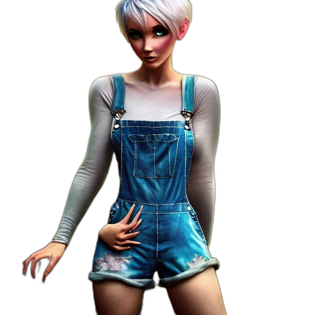 dress, jacket, robot, concept art, 3d render, cyberpunk, fantasy art, blue transparent PNG cut-out