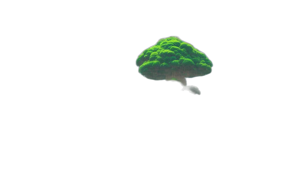 tree, crown, umbrella, creature transparent PNG cut-out