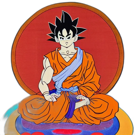 staff, jewelry, cartoon, concept art, 3d render, anime, goku, depicted transparent PNG cut-out