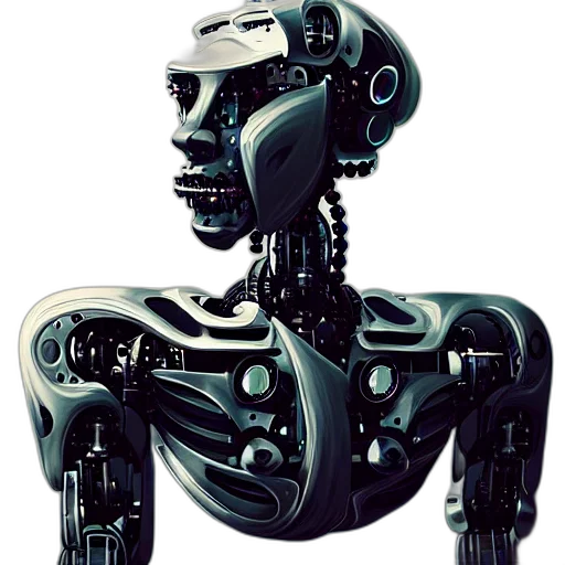 robot, animal, cyberpunk, concept art transparent PNG cut-out