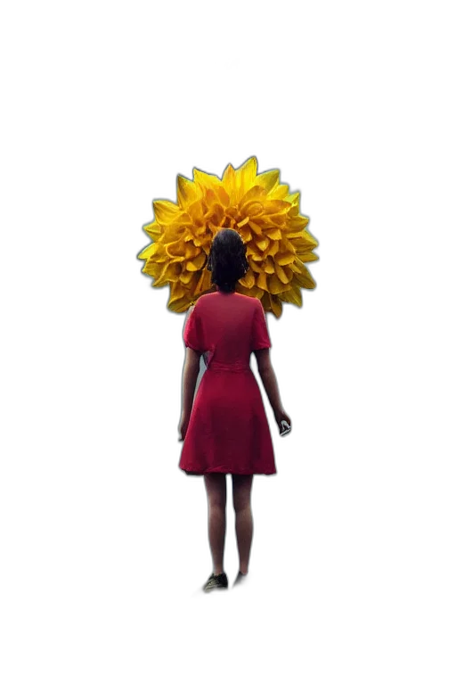 dress, flower, crown, hat, 3d render, concept art, photorealistic, pixel art transparent PNG cut-out
