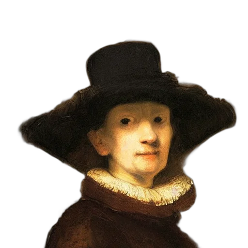 hat, face, staff, mask, oil painting, photorealistic, 3d render, concept art transparent PNG cut-out