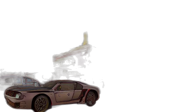 car, weapon, dragon, robot transparent PNG cut-out