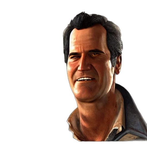 face, jacket, weapon, staff, 3d render, photorealistic, concept art, cartoon transparent PNG cut-out