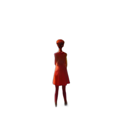dress, robot, hat, staff transparent PNG cut-out