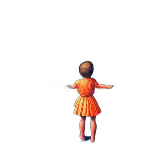 dress, staff, robot, umbrella, pixel art, 3d render, concept art, photorealistic transparent PNG cut-out