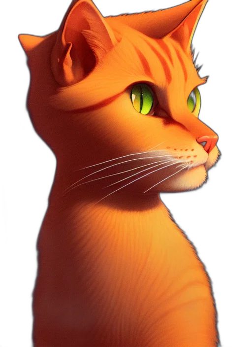 animal, staff, face, creature, 3d render, concept art, photorealistic, fantasy art transparent PNG cut-out