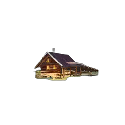 building, furniture, umbrella, 3d render transparent PNG cut-out