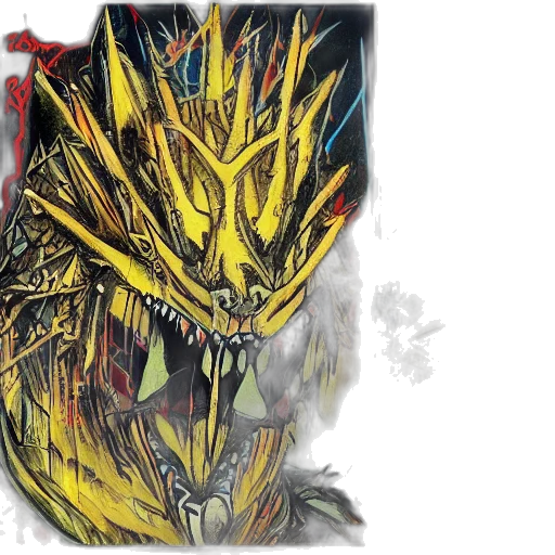 mask, dragon, crown, concept art transparent PNG cut-out