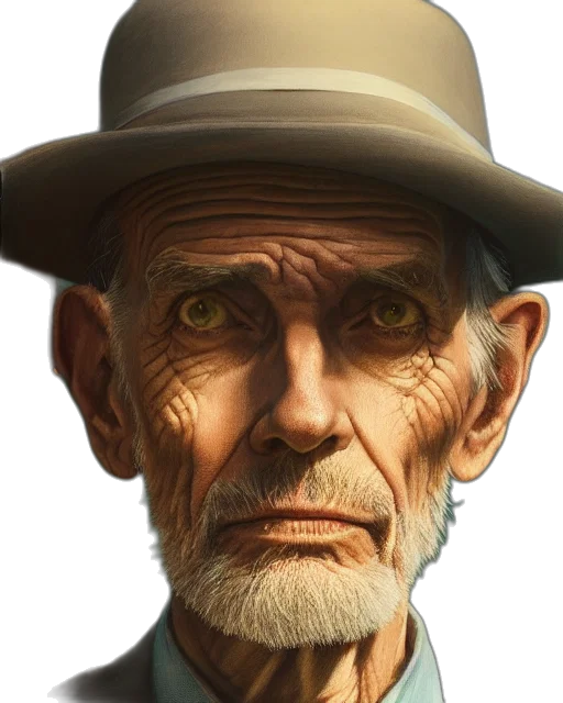 face, hat, staff, mask transparent PNG cut-out