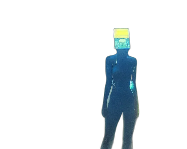robot, mask, staff, dress transparent PNG cut-out