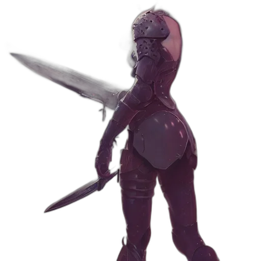 sword, weapon, staff, creature transparent PNG cut-out