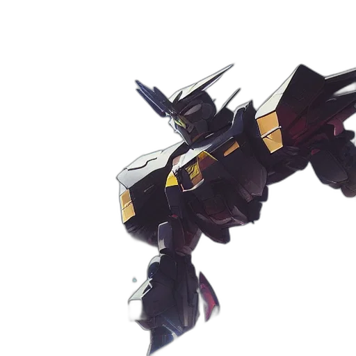 robot, weapon, concept art, 3d render, anime, pixel art, outer space, photo transparent PNG cut-out