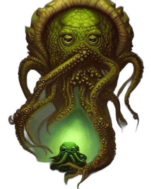 creature, staff, mask, face transparent PNG cut-out
