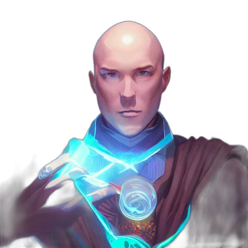 staff, face, fantasy art, concept art transparent PNG cut-out