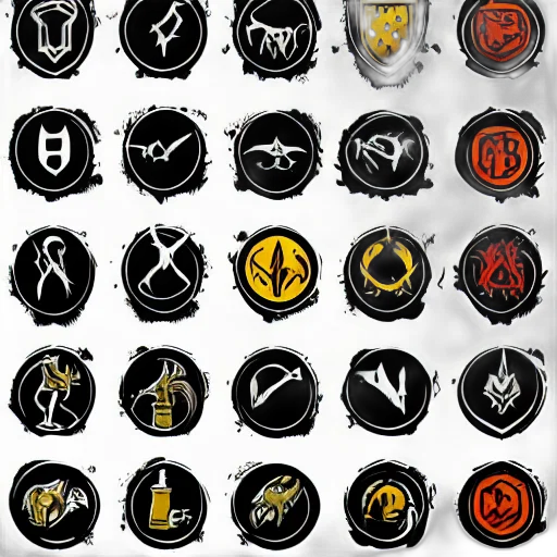jewelry, concept art, monochrome, dark, magic, potion, iconography, inventory transparent PNG cut-out