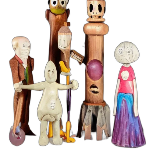 staff, furniture, robot, jewelry transparent PNG cut-out