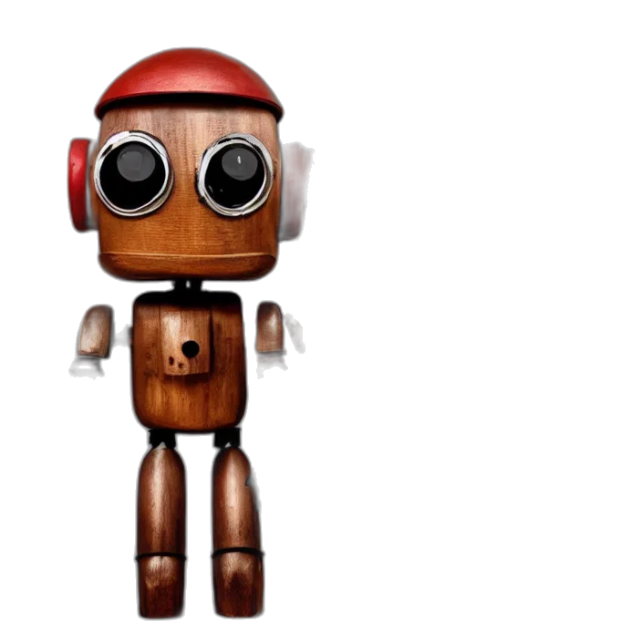 robot, 3d render, concept art, cute transparent PNG cut-out