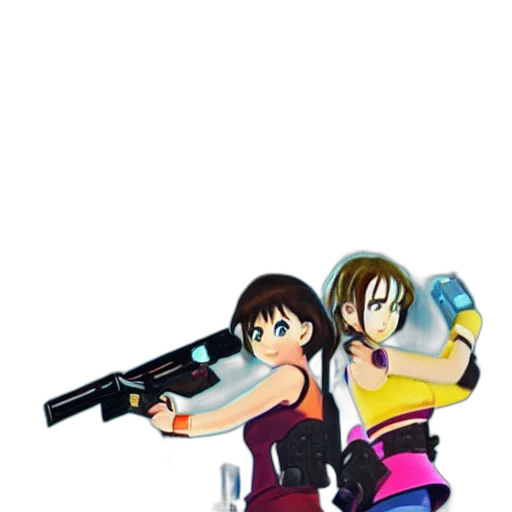 weapon, pixel art, concept art, 3d render, cartoon, neon, endeless, metro transparent PNG cut-out