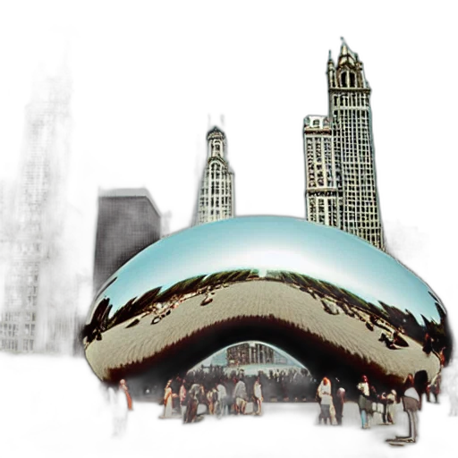 concept art, photorealistic, 3d render, city street, award, winning, photos, chicago transparent PNG cut-out