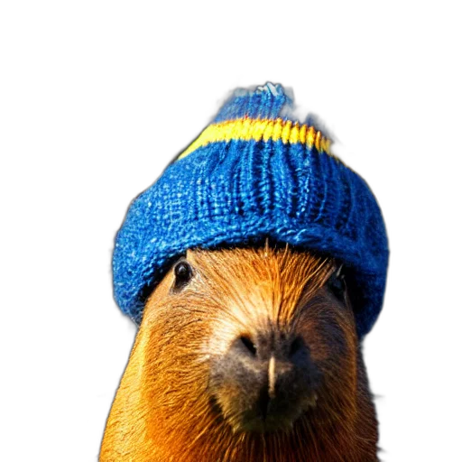 hat, animal, staff, creature transparent PNG cut-out