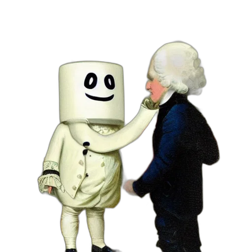 robot, mask, hat, jacket transparent PNG cut-out