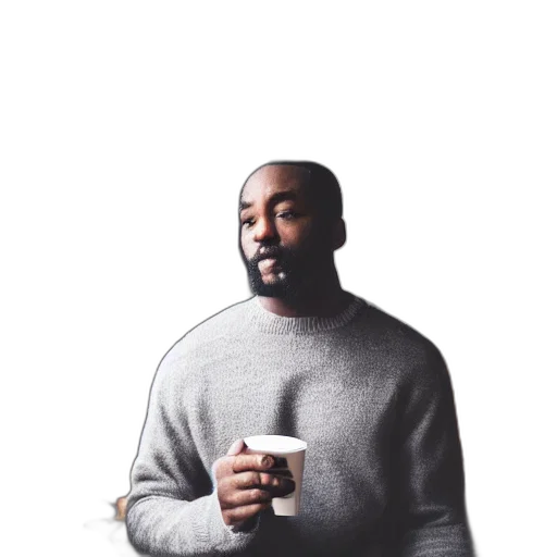 jacket, face, animal, creature, photorealistic, concept art, vaporwave, pixel art transparent PNG cut-out