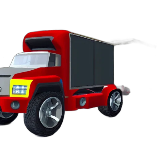 car, robot, weapon, 3d render transparent PNG cut-out