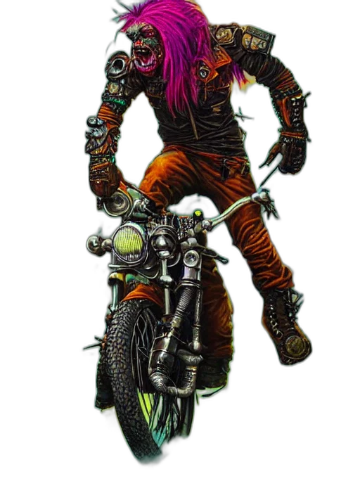 animal, cyberpunk, concept art, comic book art transparent PNG cut-out