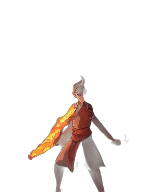 staff, sword, dragon, jacket, concept art, fantasy art, pixel art, watercolor transparent PNG cut-out
