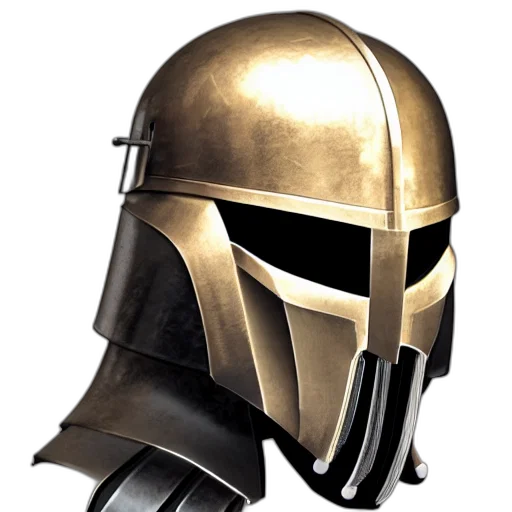 mask, weapon, crown, concept art, 3d render, photorealistic, fantasy art, realistic transparent PNG cut-out