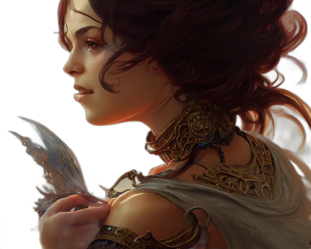 jewelry, sword, dragon, face, fantasy art, concept art, photorealistic, comic book art transparent PNG cut-out