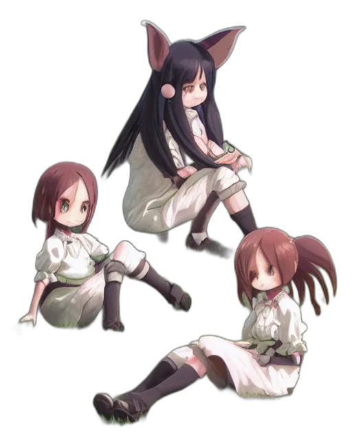 weapon, creature, staff, dress transparent PNG cut-out