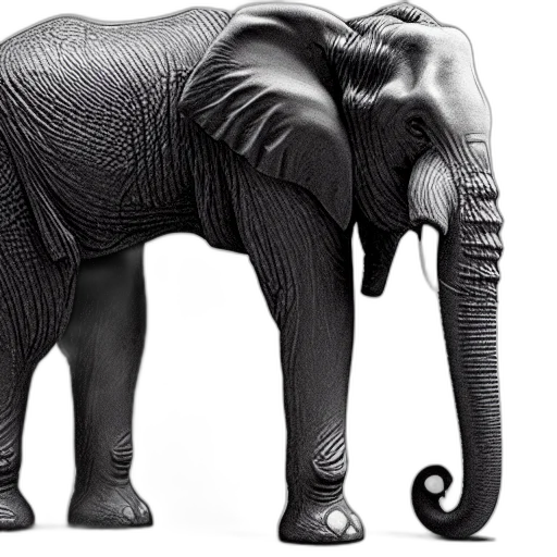 animal, creature, 3d render, concept art transparent PNG cut-out