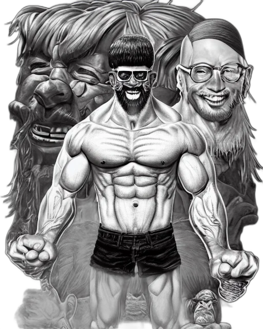 comic book art, cartoon, pencil sketch, fantasy art, highly, detailed, ink, illustration transparent PNG cut-out