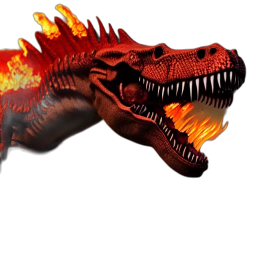 dragon, animal, creature, weapon, 3d render, concept art, photorealistic, pixel art transparent PNG cut-out