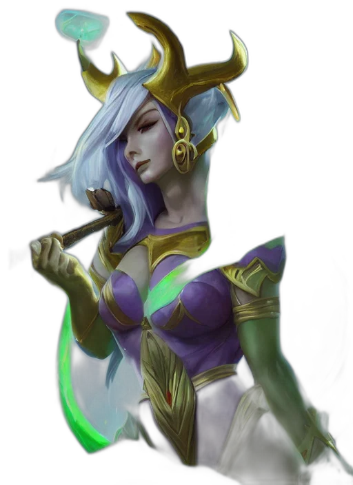 staff, crown, jewelry, fantasy art transparent PNG cut-out