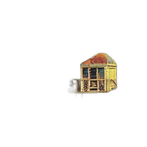 jewelry, furniture, building, umbrella, pixel art, 3d render, concept art, pleasant transparent PNG cut-out