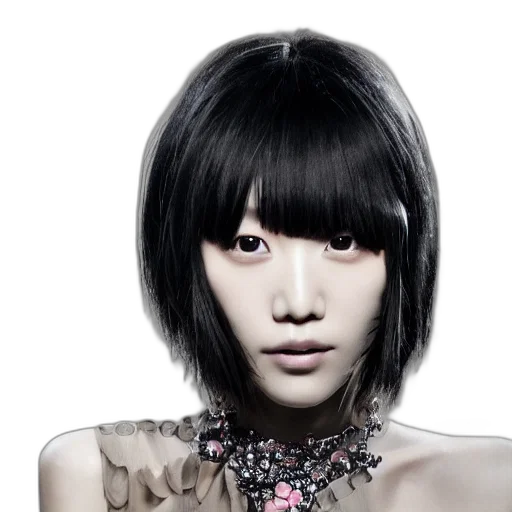face, hair, jewelry, mask transparent PNG cut-out
