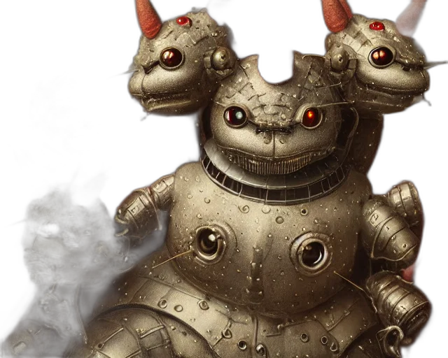 robot, dragon, concept art, fantasy art transparent PNG cut-out