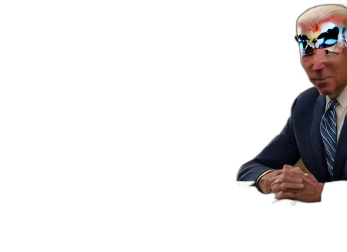 staff, face, jacket, furniture, 3d render, photorealistic, joe, biden transparent PNG cut-out