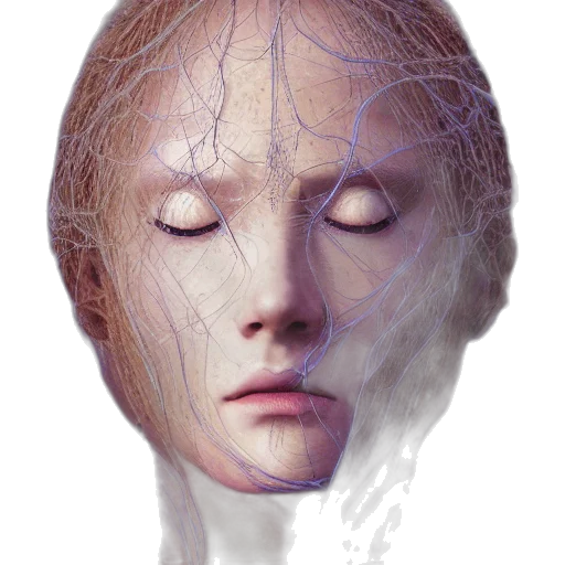 mask, face, hair, creature transparent PNG cut-out