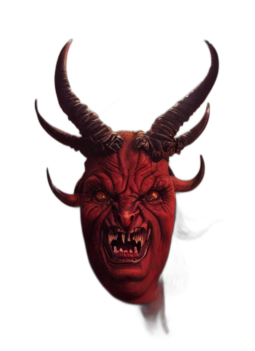 mask, face, creature, staff transparent PNG cut-out