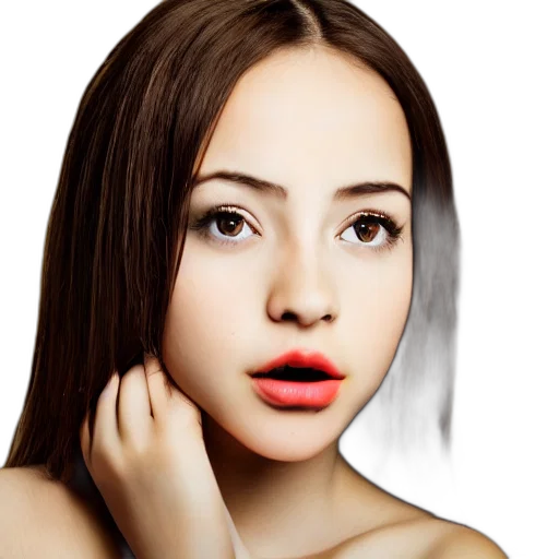 face, jewelry, hair, robot transparent PNG cut-out