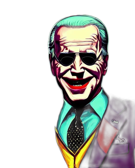 face, mask, cartoon, comic book art transparent PNG cut-out