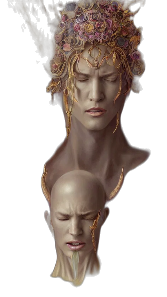 mask, crown, face, jewelry transparent PNG cut-out