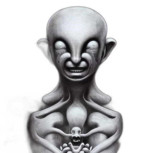 creature, jewelry, face, mask transparent PNG cut-out