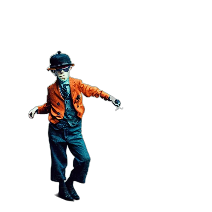 jacket, robot, mask, hat transparent PNG cut-out